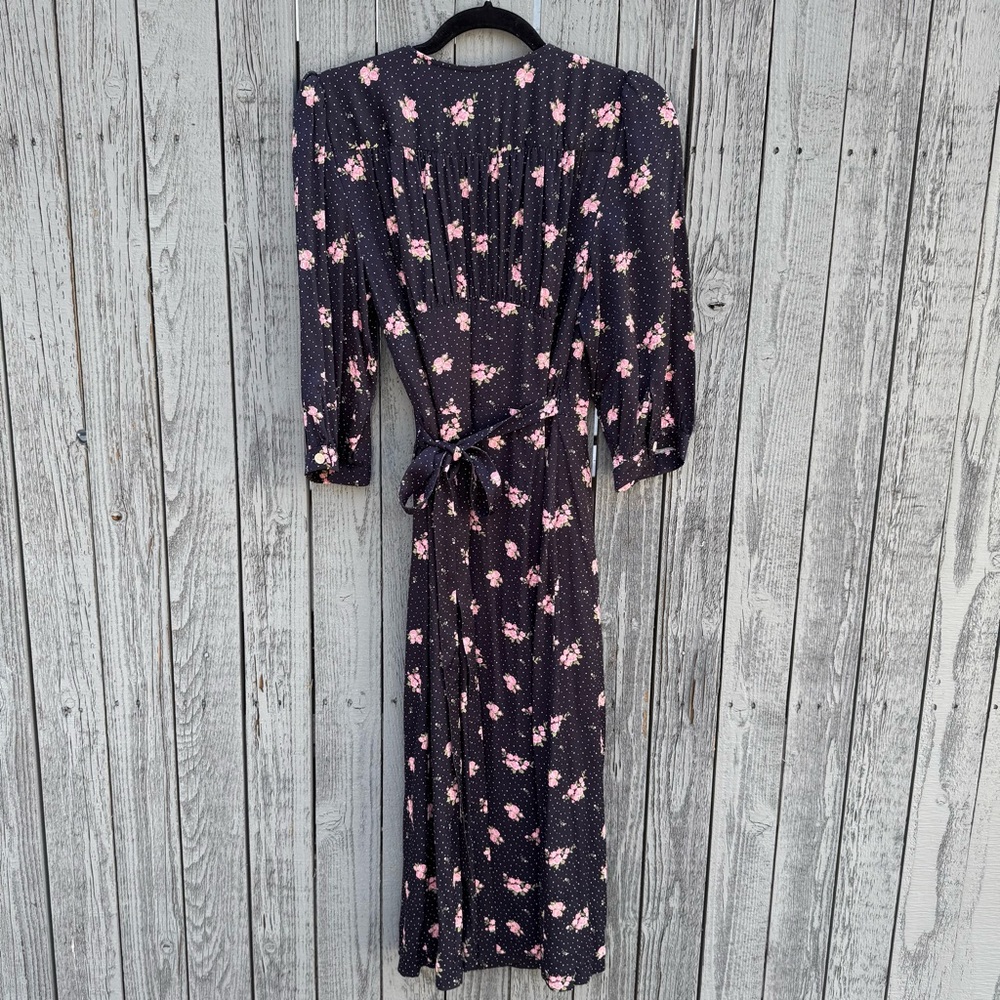 Rouje Cupro wrap midi dress Size 6 - Picture 4 of 6